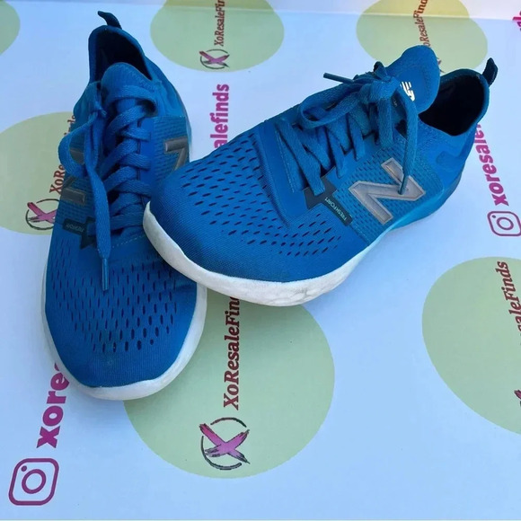 New Balance Mens Size 10 Fresh Foam Sport V2 Blue Running Shoes - Picture 4 of 5